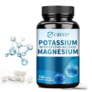 Potassium Magnesium - Support Bone Health, Muscle Spasms, Improve Sleep Quality